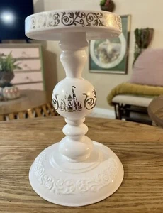 Very Rare Ceramic Disney Princess Candle Holder - Pillar Candle Holder - Picture 1 of 8