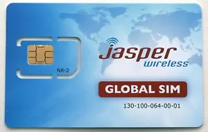 NEW Jasper Wireless Global SIM Card international Phone 130-100-064-00-01 mini - Picture 1 of 3