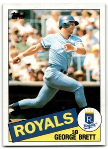 1985 Topps George Brett Kansas City Royals #100