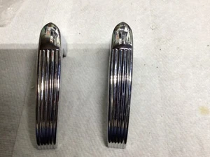 1956 Ford F100 Pickup & Truck Interior Inside Door Handle Chrome Pair - Picture 1 of 3