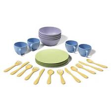 Green Toys DSH01R Recycled Plastic Dish Set