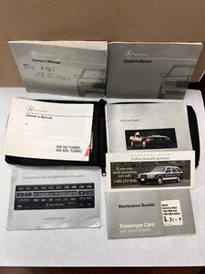 GENUINE 1991 MERCEDES BENZ 350 SD TURBO & 350 SDL TURBO OWNER'S MANUAL SET - Bild 1 von 7