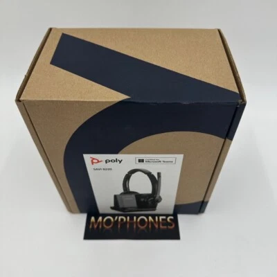 Plantronics 207326-01 W8220-M SAVI 3In1 UC DECT Stereo Headset - Image 1 of 3