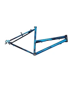 TELAIO BICI BICICLETTA ACCIAO 26 MTB DONNA BLU/AZZURRO H46 - Foto 1 di 1
