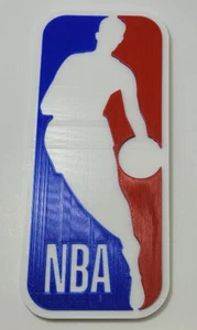 National Basketball Association NBA 3D Basketball Logo - Emblem Ornament Magnet - Picture 1 of 5