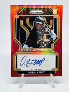 2022 Panini Prizm Rookie Autographs Prizm Red #RAOC Oneil Cruz 61/99 Pittsburgh - Picture 1 of 2