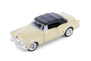 1953 BUICK SKYLARK TAN CONVERTIBLE SOFT TOP 1/24 DIECAST CAR WELLY 24027H/4D - Picture 1 of 6