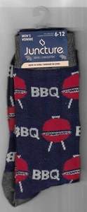 BARBEQUE BBQ Pair of CREW CUT SOCKS Men's 6-12 GIFT Poly/Spandex The Rev's - Bild 1 von 21