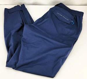 PETER MILLAR CROWN GOLF MENS NAVY XL RAIN PANTS - Picture 1 of 6