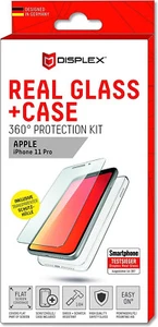 *DISPLEX* Real Glass 360 Protection Kit Schutzhülle Displayfolie Transparent NEU - Zdjęcie 1 z 3
