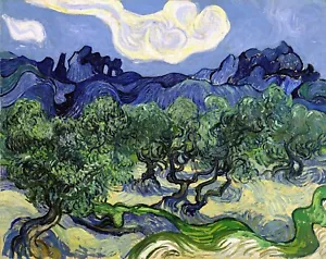 The Olive Trees Painting by Vincent Van Gogh - Picture 1 of 3