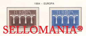 1984 EUROPA EUROPE CEPT PUENTES BRIDGES 179 / 80 ** MNH ANDORRA TC21897 - Imagen 1 de 1