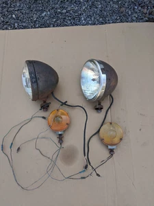 vintage plow lights - Picture 1 of 7