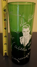 Vintage Midwestern Hayride Forest Green Glass WLW-T Cincinnati Anchor Hocking