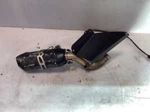 12-16 Honda CBR1000RR TWO BROTHERS TYPHOON BLACK SERIES CARBON EXHAUST SLIP ON - Picture 1 of 5