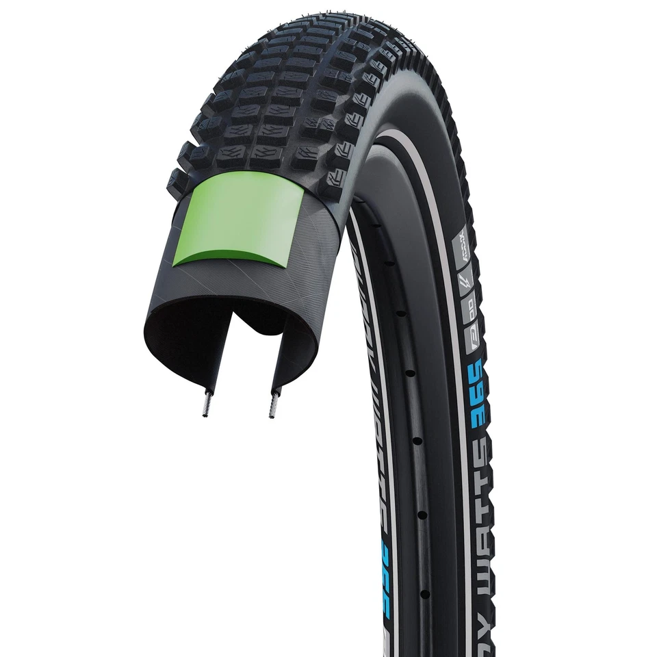 Schwalbe Johnny Watts 365 'Draht' Reifen - 2025 - DD GreenGuard - E-50 E-Bike