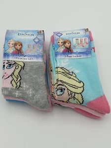 *NEU* 3 Paar Socken Frozen Elsa die Eiskönigin Gr. 31/34 und 35/38 - Bild 1 von 7