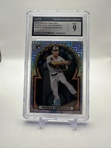 2023 Bowman Chrome ROYF Mojo Gunnar Henderson Rookie RC CGC 9 - Picture 1 of 2