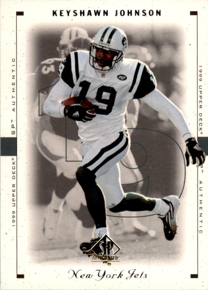 1999 Upper Deck SP Authentic Keyshawn Johnson (100) Football Cards #59 - Image 1 of 2