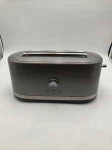 KitchenAid KMT4116 4 Slice Long Slot Toaster w High Lift Lever Contour Silver - Picture 1 of 16