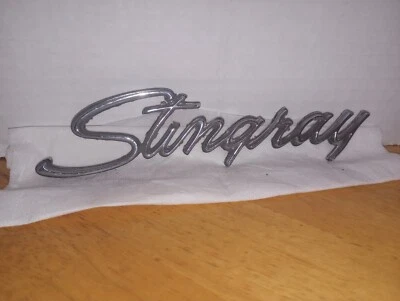 GM 1969- 1976 Corvette Stingray Chevrolet Rough Emblem.  - Image 1 of 4