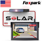 Foxpark Solar Wireless Digital Backup Camera 5" 1080P Monitor Rear View Parking