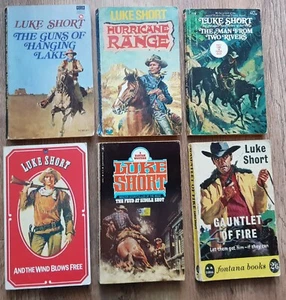 Luke Short Cowboy Western Adventure Paperback books Choose - Picture 1 of 11