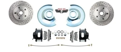 1973-87 GMC C15 revisão de freio a disco, rotor D/S 12", pinças pretas para PC - Imagem 1 de 4