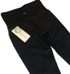 Womens DANSKIN BCI Small NWT Solid Black Legging Ankle Full Stretch - Picture 1 of 7
