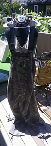 Liberty Realtree Camo Unlined Bib Overalls Hunting Cargo Pants Sz 38R VTG - Picture 1 of 5