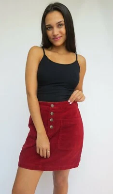 Women's Elasticated Knee Length Skirt With Double Pockets Skirts - Image 1 of 4
