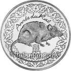 France 2008 Year Rat Mouse Lunar Zodiac French 1/4 Euro Silver In Full Ogp