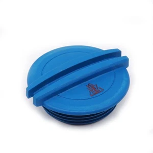 Radiator Coolant Expansion Tank Reservoir Cap Blue Fit For 3B0121321 1J0121321A - Picture 1 of 9
