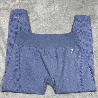 蓝色 Gymshark 无痕 2.0 紧身裤,女式 XL 码 — 第 1/4 张图片