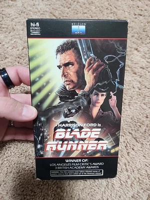 Blade Runner VHS Tape 1987 Nelson Release Sci Fi Classic Harrison Ford - Works - Image 1 of 4