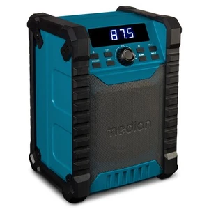 MEDION LIFE E65895 (MD 43895) Baustellenradio Bluetooth IP54 Akku Radio 10W grün - Bild 1 von 10