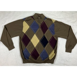 Vintage Cutter & Buck Herren Gr. XL Argyle Pullover Preppy Old Money Golf Opa - Bild 1 von 10