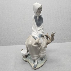 Lladro Figur 4576 neue Hirtin, handgefertigt & handbemalt in Spanien - Bild 1 von 8