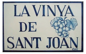 CUSTOM CERAMIC PLATE 20x30cm. with the LETTERS YOU WANT outside  - Picture 1 of 1