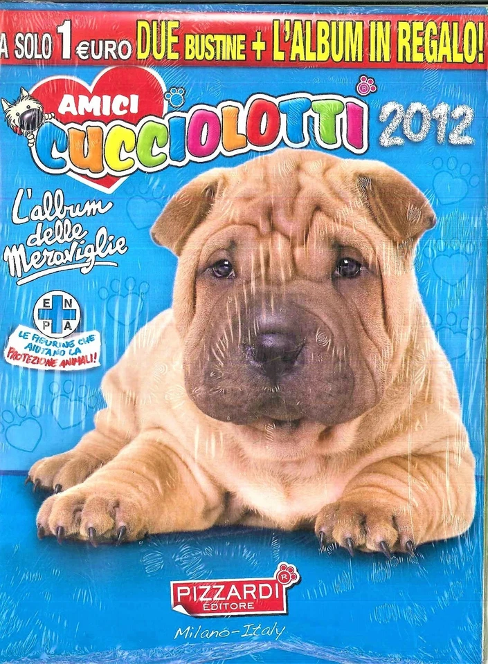 AMICI CUCCIOLOTTI album vuoto e nuovo EDIZIONI PIZZARDI 2012