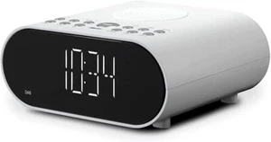 ROBERTS Ortus Charge Radio Wecker Dab+/FM/Bluetooth mit Qi-Ladegerät, Weiss - Bild 1 von 1