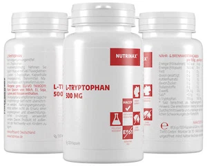 Nutrinax Tryptophan - 240 Kapseln L-Tryptophan hochdosiert L-Tryptophan Pulver - Bild 1 von 7