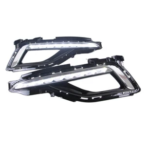 Pair LED Daytime Running Fog Light For Hyundai Sonata 2015 2016 2017 Left &Right - Picture 1 of 14
