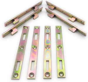 Metall Magery Bettgitterbefestigungen 6" 4er Set Bettgitterhalterungen Schwerlast Bettrahmen - Bild 1 von 12