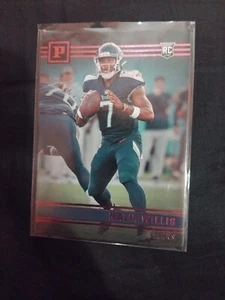 Malik Willis RC 2022 Panini Chronicles Pani I Football #PA-2 Purple Parallel - Picture 1 of 4