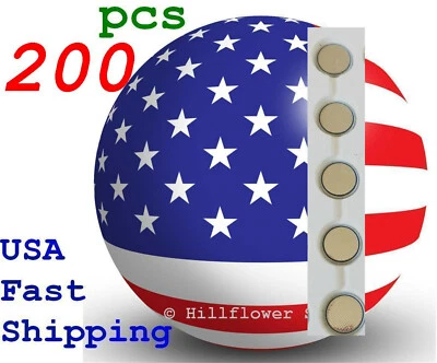 200 pcs CR1220 1220 BR1220 LM1220 Bulk 3V Lithium Battery - Image 1 of 4