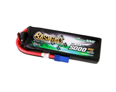 Gens Ace Bashing Akku LiPo 3S 11.1V 5000mAh 60C mit EC5 Stecker GEN3-5000-3C5GT  - Bild 1 von 4
