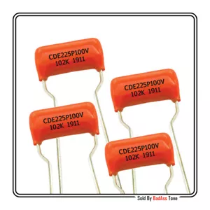 Sprague Orange Drop 0,001uf 100V - Treble Bleed Cap - Menge: (4) - Bild 1 von 3