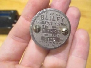 Radioaficionado 7179 KC 40m de colección Bliley B5 cristal de preguerra años 30 PROBADO - Imagen 1 de 7