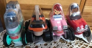 4 Fisher-Price Wonder Makers Design System Wooden cars - Picture 1 of 5